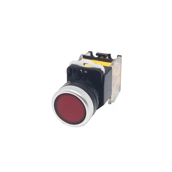 PUSH BUTTON FIXED CONTACT 22MM SPRING RETURN / LA22C-11