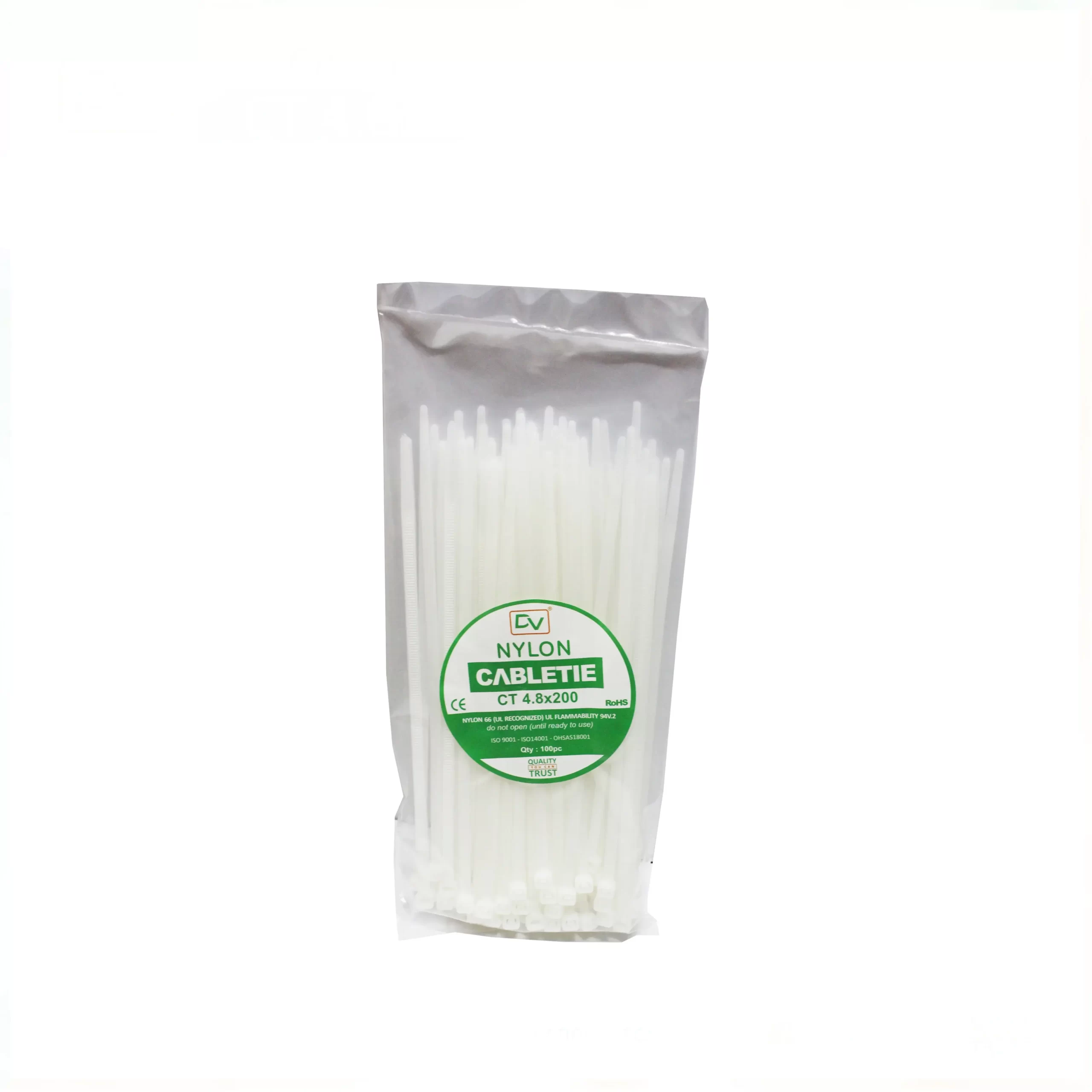 CABLE TIE 4.8X200 CT4.8X200 WHITE