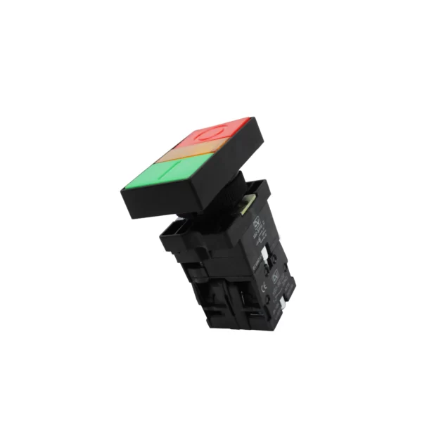 DOUBLE PUSH BUTTON 22MM LED SPRING RETURN / XB2-EW8365