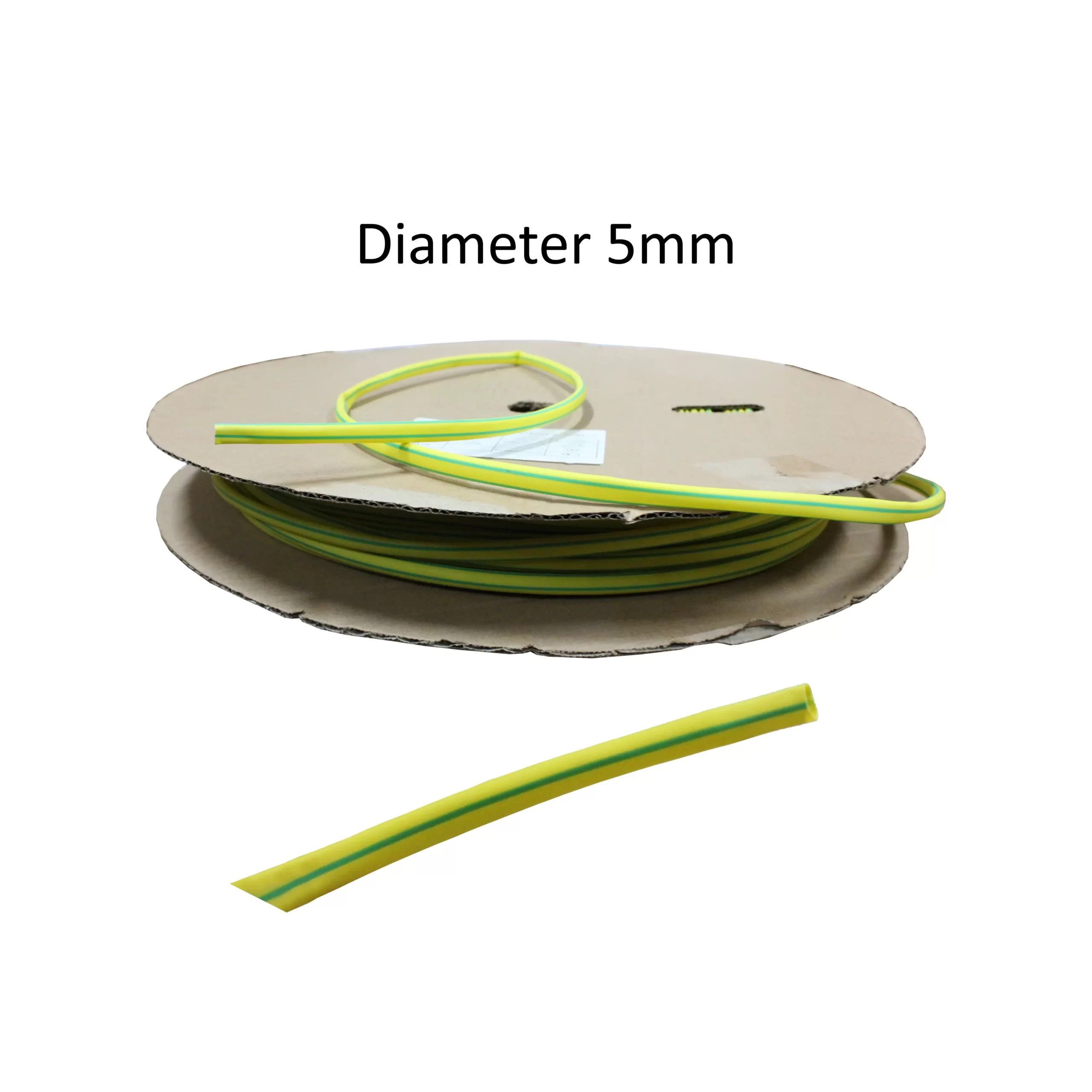 HEATSHRINK 5MM DHS-5 GREEN-YELLOW