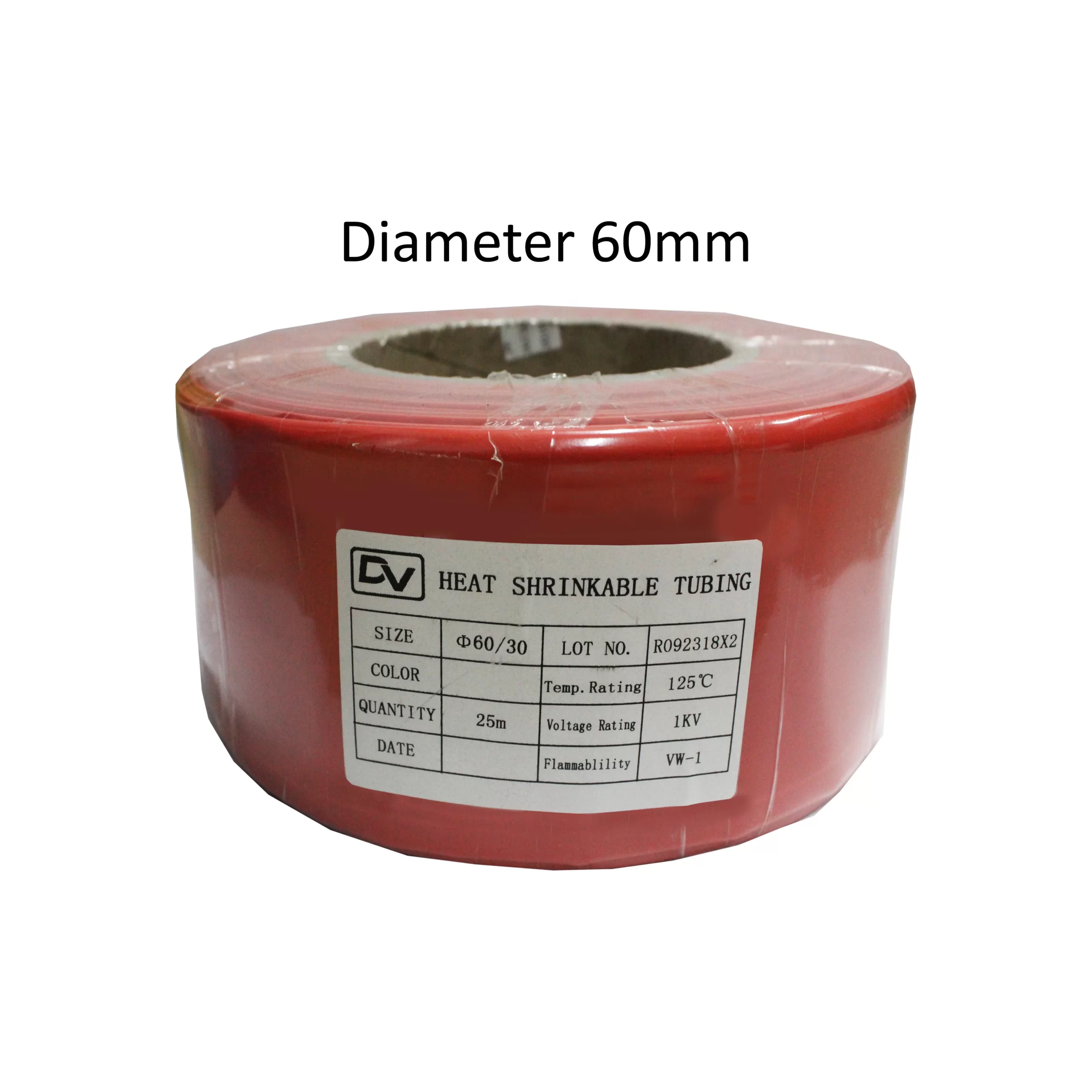 HEATSHRINK 60MM DHS-60 RED