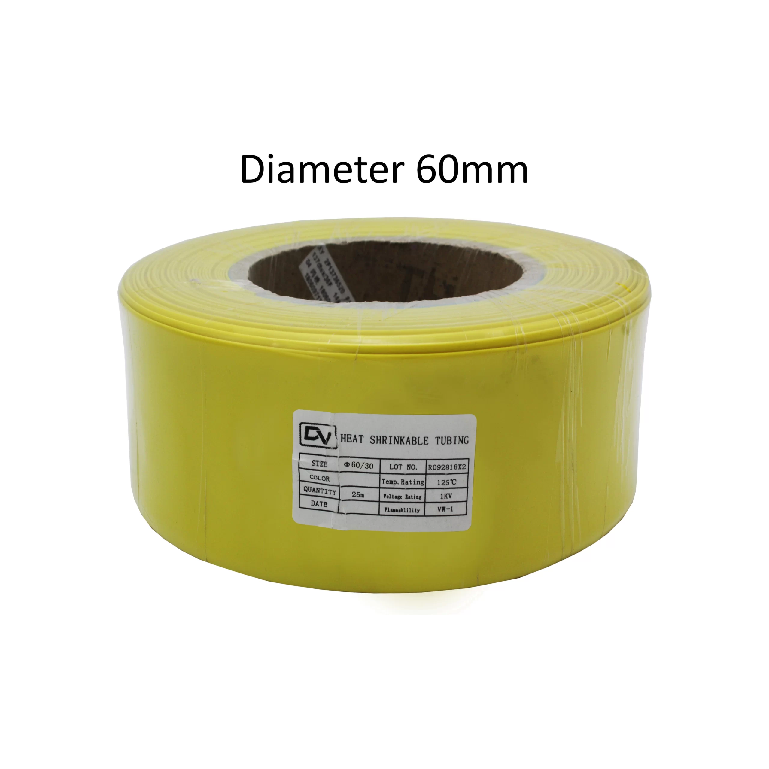 HEATSHRINK 60MM DHS-60 YELLOW