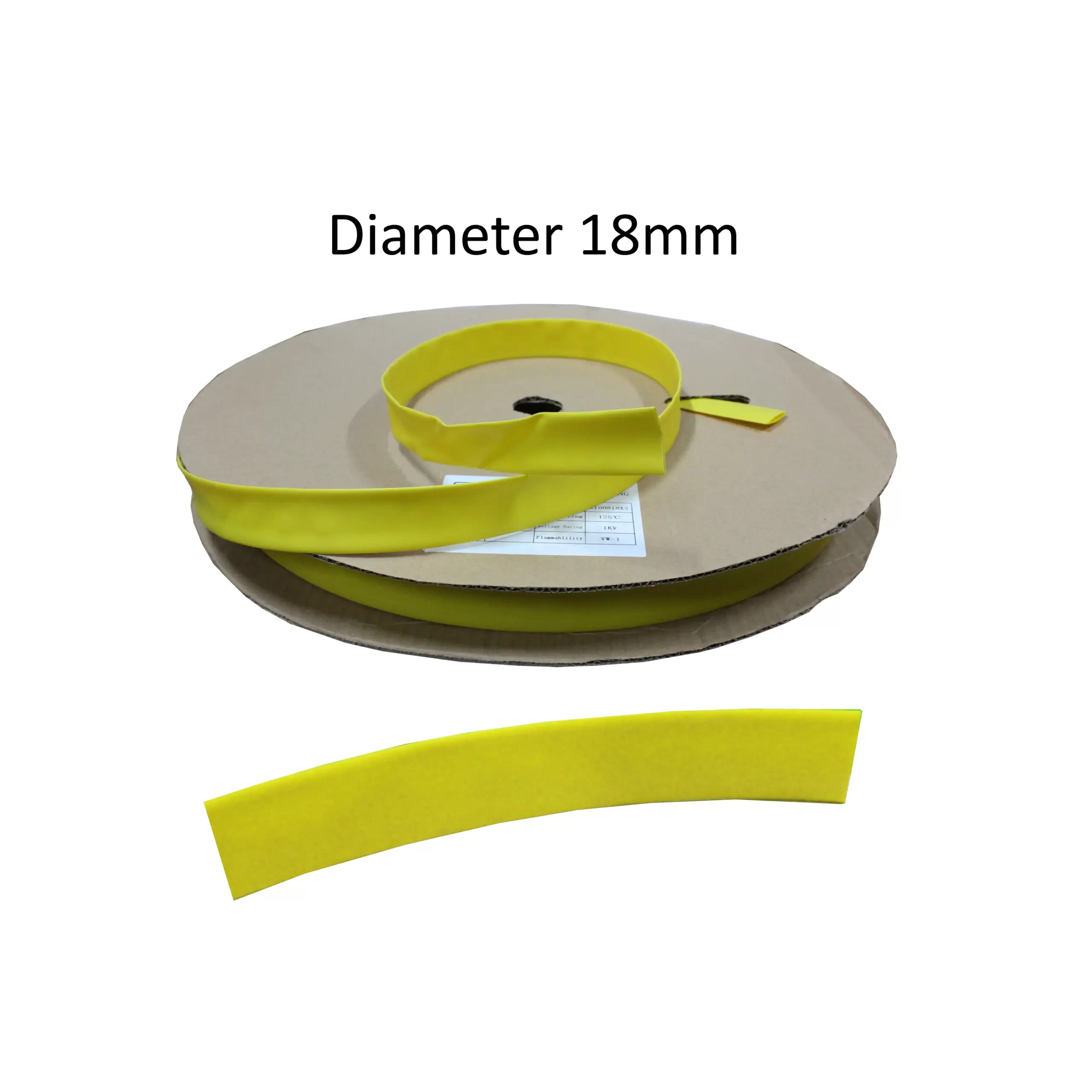 HEATSHRINK 18MM DHS-18 YELLOW