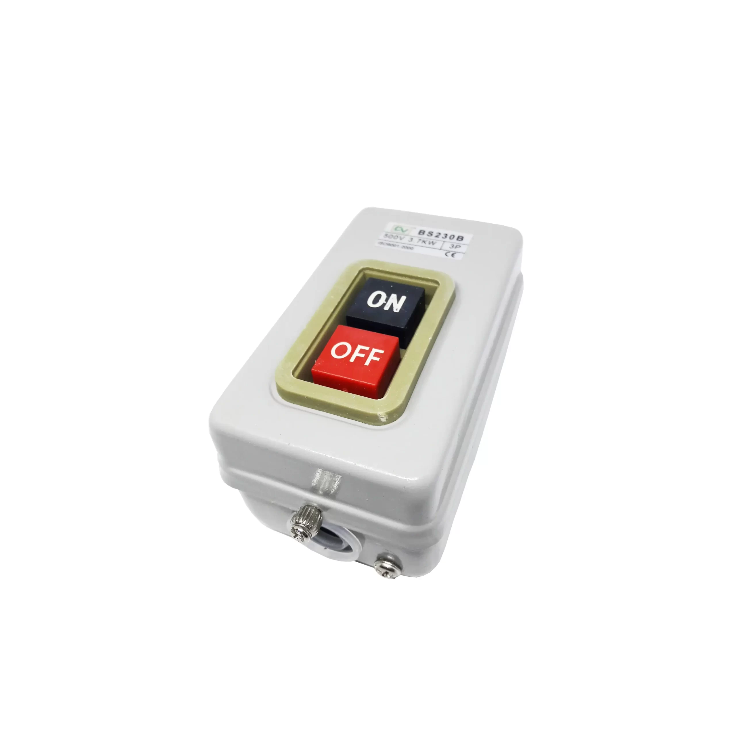 POWER PUSH BUTTON ON-OFF GRADE B STAY PUT BS2 30A