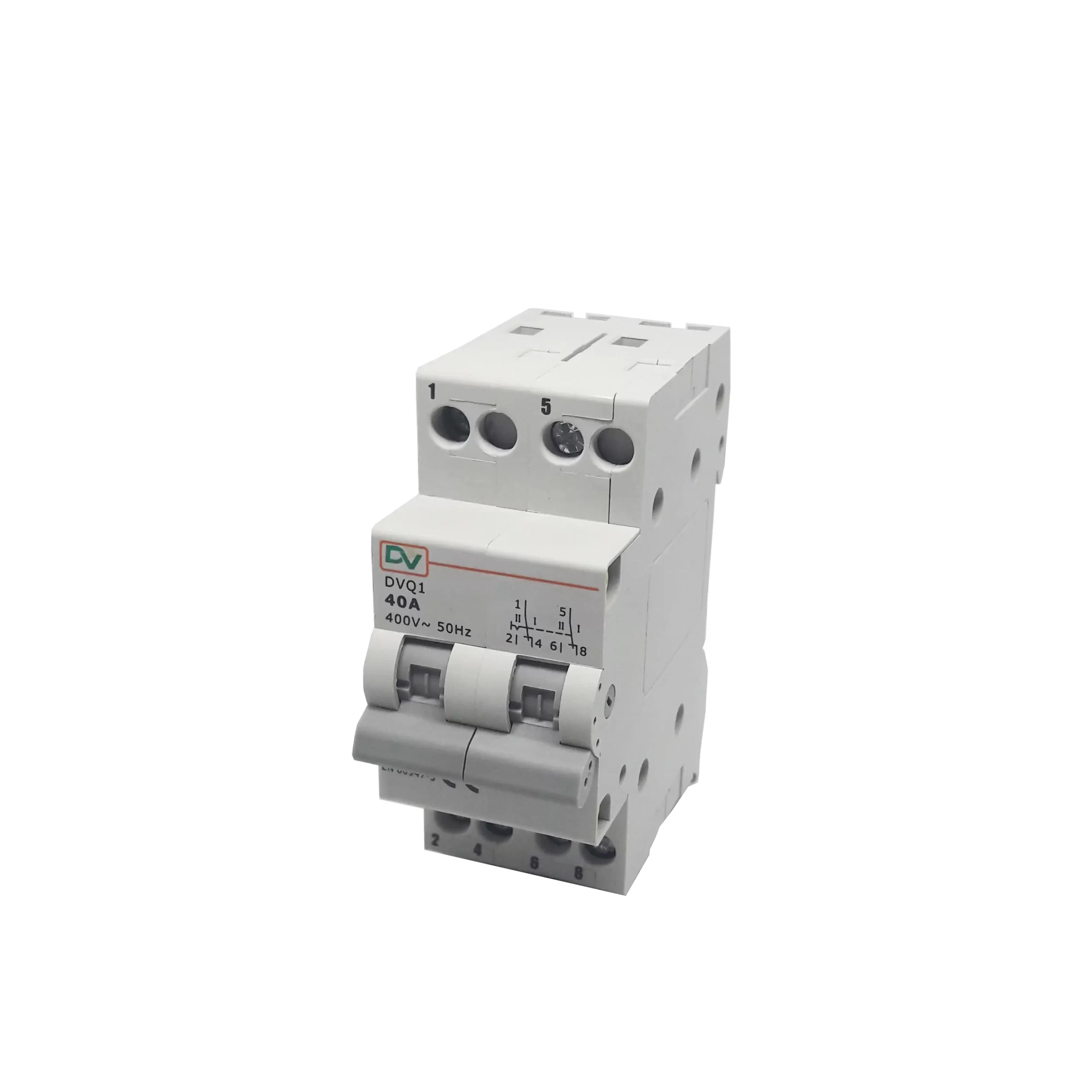 DIN RAIL CHANGE OVER SWITCH (COS) 2P DVQ1-2 40A