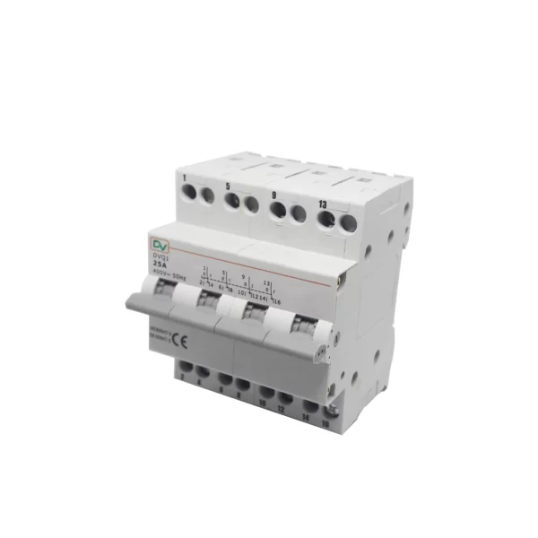 DIN RAIL CHANGE OVER SWITCH (COS) 4P / DVQ1-4