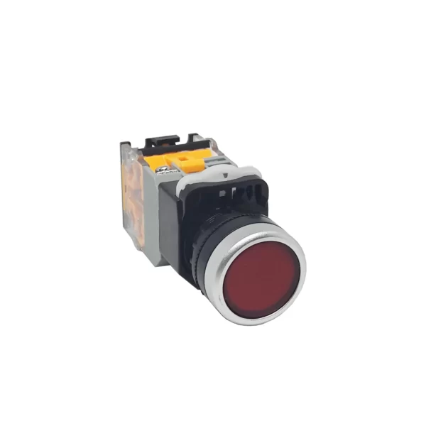 PUSH BUTTON FIXED CONTACT 22MM LED SPRING RETURN / LA22C-11D