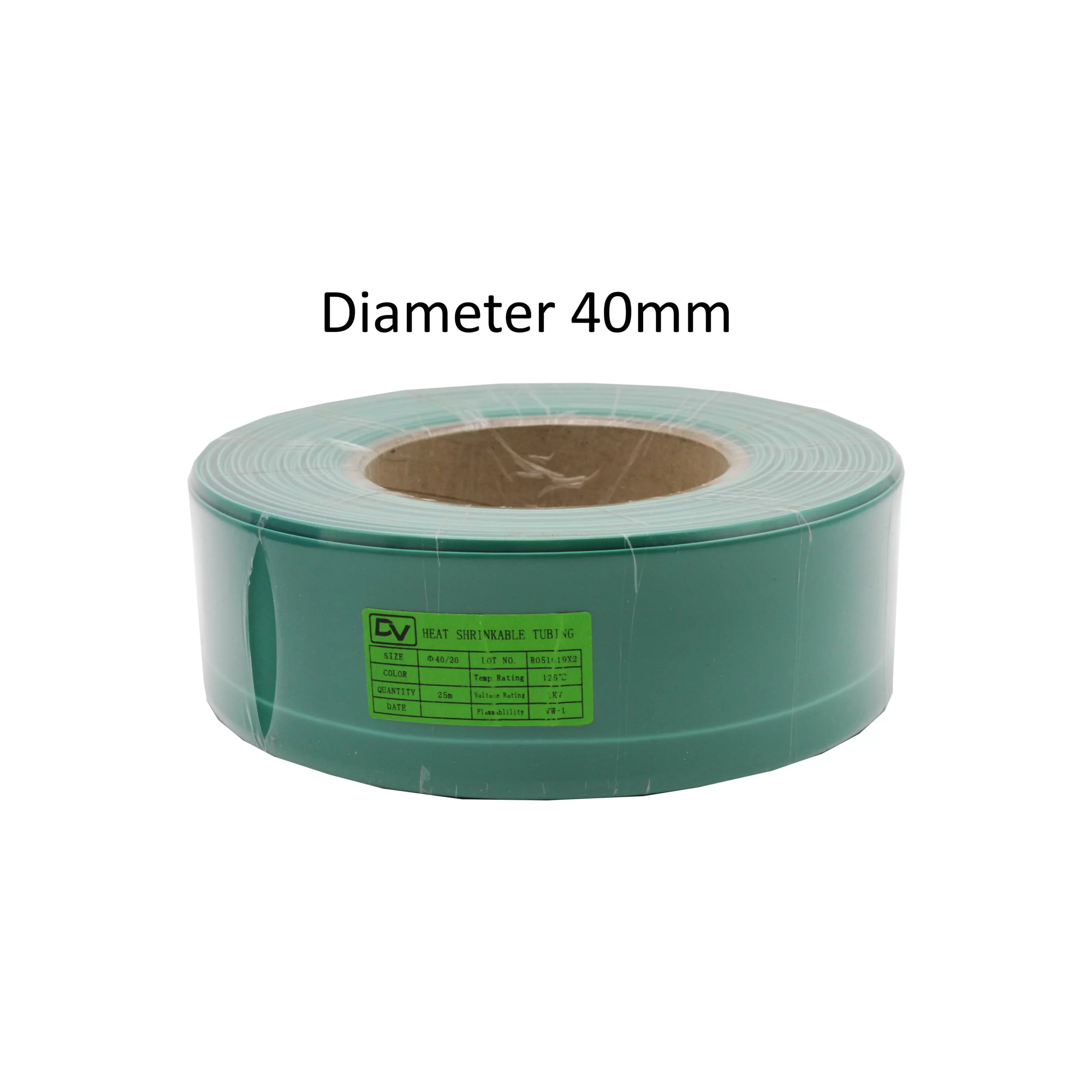 HEATSHRINK 40MM DHS-40 GREEN