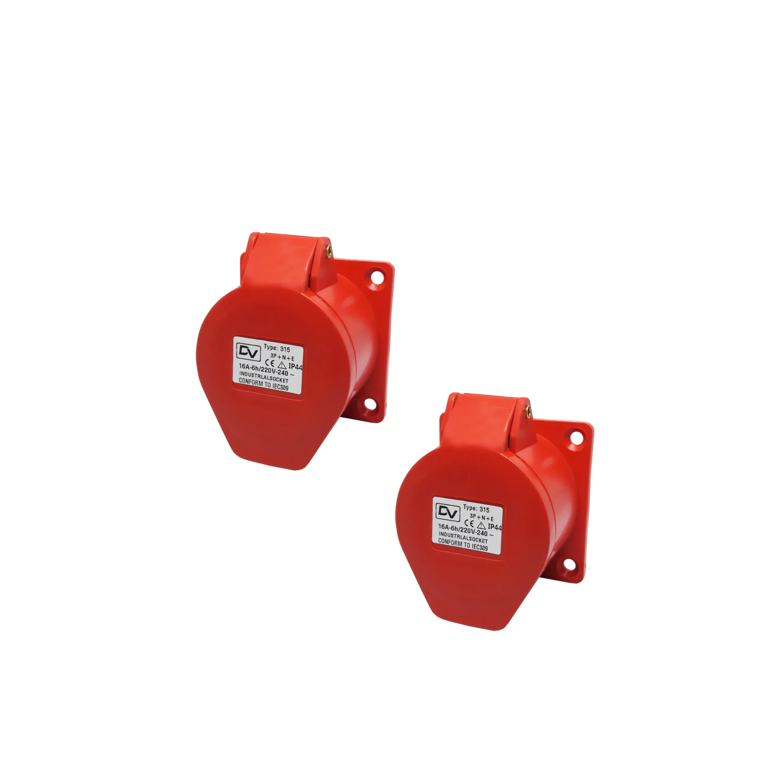 SURFACE MOUNTING SOCKET IP44 16A DSMS-16A 3P+E+N